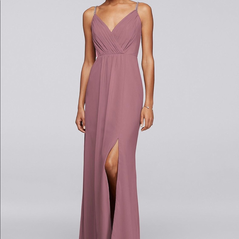 David’s Bridal Quartz Bridesmaid Dress